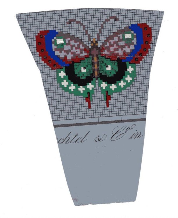 Berlin Wool Work: Butterfly