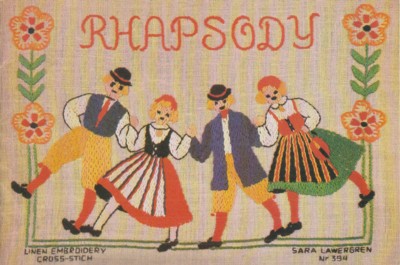 Rhapsody, linen embroidery