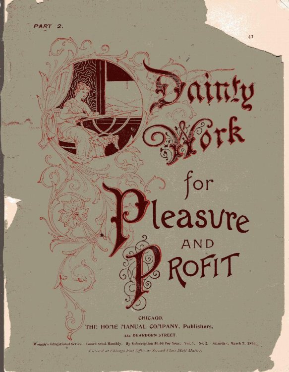 Dainty Work for Pleasure and Profit, March 1894