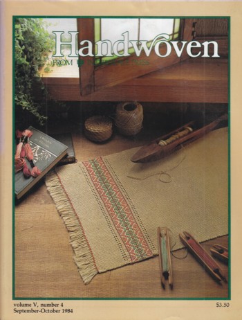 Handwoven '84 Sept-Oct