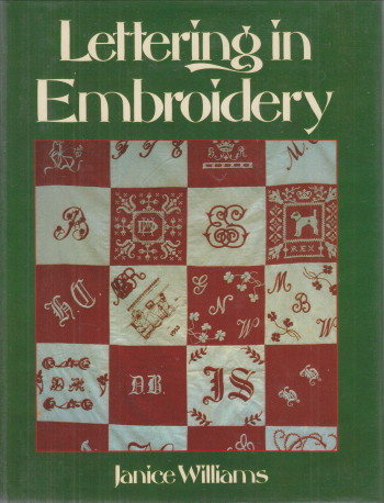 LETTERING IN EMBROIDERY