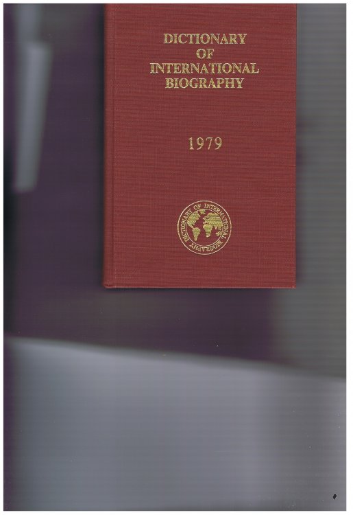 Dictionary Of International Biography