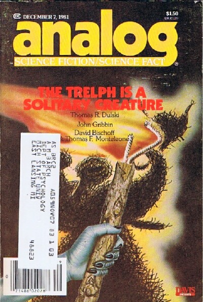 Analog: Science Fiction/Science Fact (Vol. CI, No. 13, December 7, 1981)