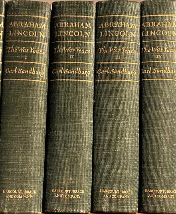 Abraham Lincoln: The War Years (Four Volumes, complete)