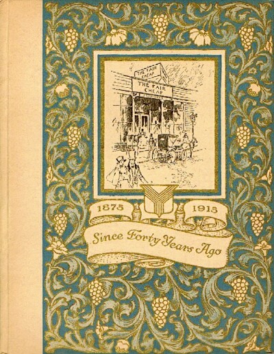 Since Forty Years Ago An Account of the Origin and Growth of Chicago and its First Department Store. The Story o. The Story Centralized Shopping under One Roof. Its Unique Location and Events Connected with its History