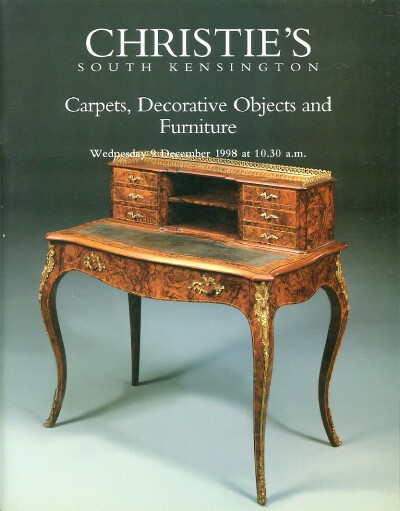 Carpets, Decorative Objects and Furniture (South Kensington, 9 December 1998)