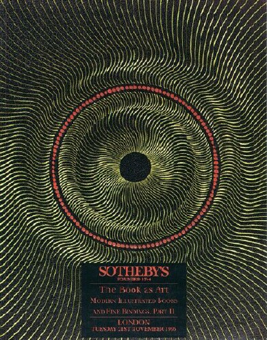 The Book as Art: Modern Illustrated Books and Fine Bindings, Part II (London, 21 November 1995)