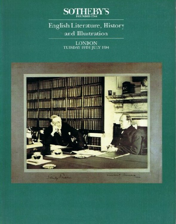 English Literature, History and Illustration (London, 14 July 1994)