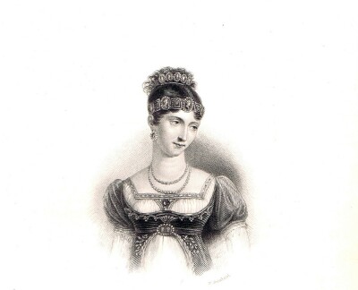 Pauline Bonaparte (Steel Engraving)