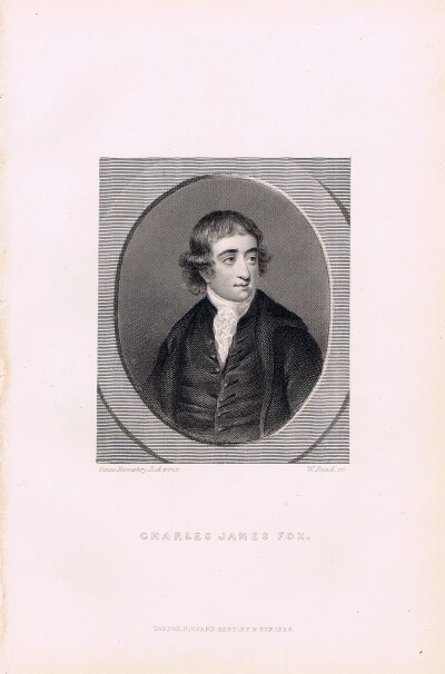 Charles James Fox, Prime Minister of England (Steel Engraving)