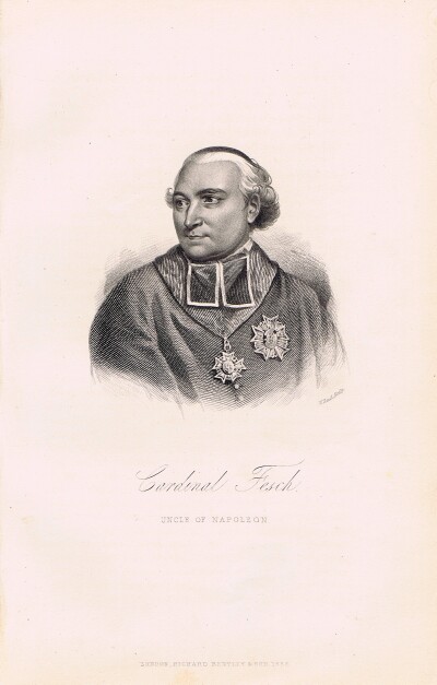 Cardinal Fesch (Steel Engraving)