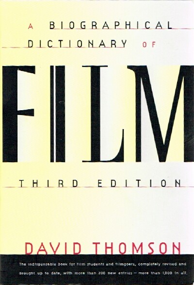 A Biographical Dictionary of Film