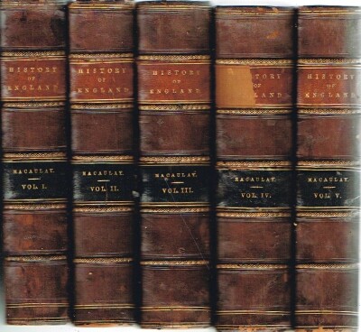 The History of England from the Accession of James II (Five Volumes, Complete)
