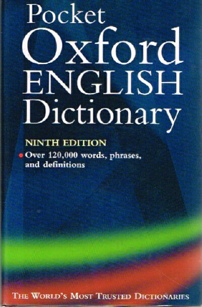 The Pocket Oxford English Dictionary