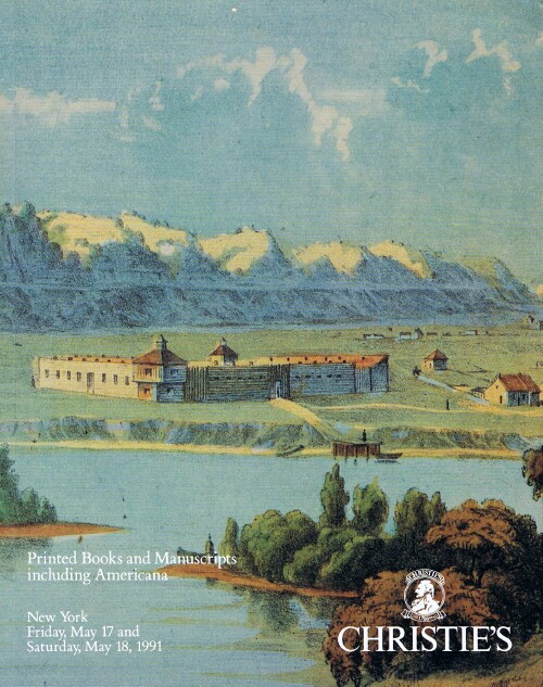 Printed Books and Manuscripts including Americana (May 17 & 18, 1991)