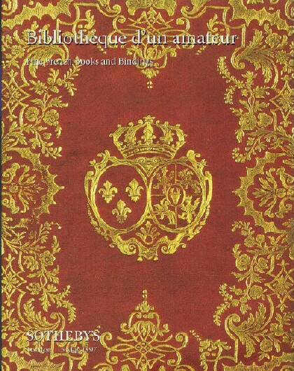 Bibliotheque d'un amateur (London, 15 May 1997)