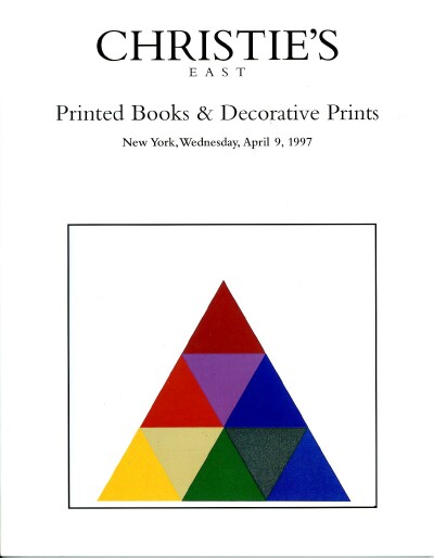 PRINTED BOOKS & DECORATIVE PRINTS (09 Apr 97)