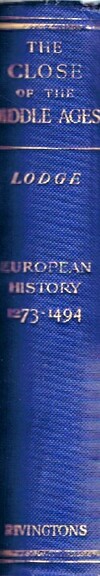 The Close of the Middle Ages 1273-1494