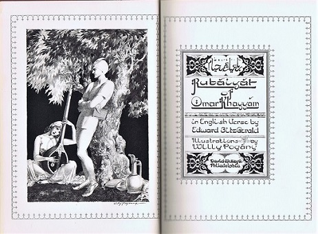 Rubaiyat of Omar Khayyam in English Verse by Edward Fitzgerald with Illustrations by Willy Pogany