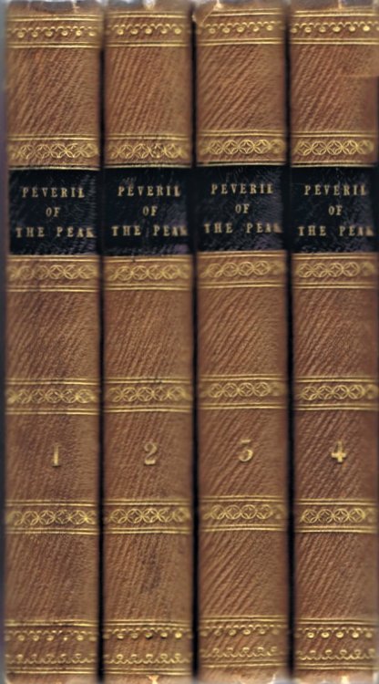 Peveril of the Peak (First Edition, Four Volumes, Complete)