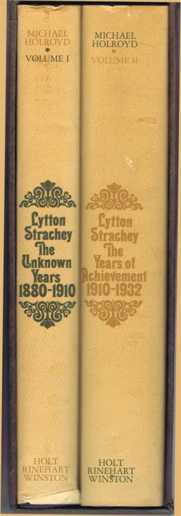Lytton Strachey: The Unknown Years, 1880-1910 and The Years of Achievement, 1910-1932: A Critical Biography (Two Volumes, Boxed Set)