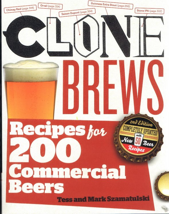 Clonebrews, 2nd Edition Recipes for 200 Commercial Beers