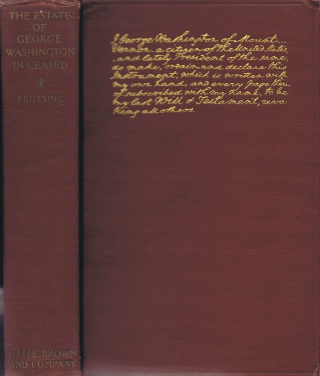 The Estate of George Washington, Deceased