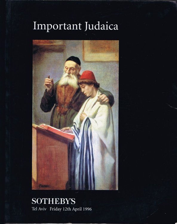 Important Judaica: (Tel Aviv, April 12, 1996)