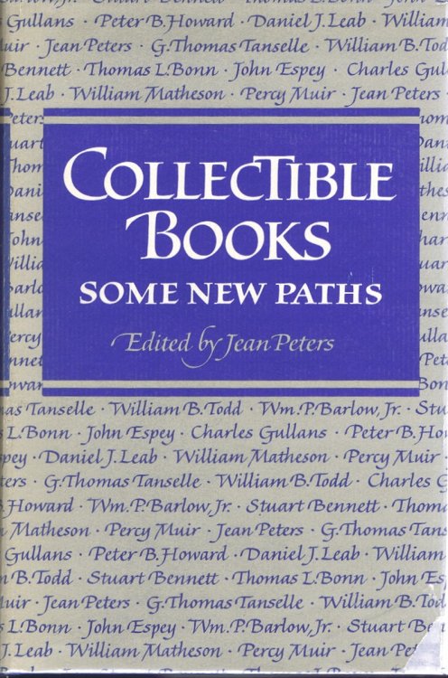 Collectible Books: Some New Paths