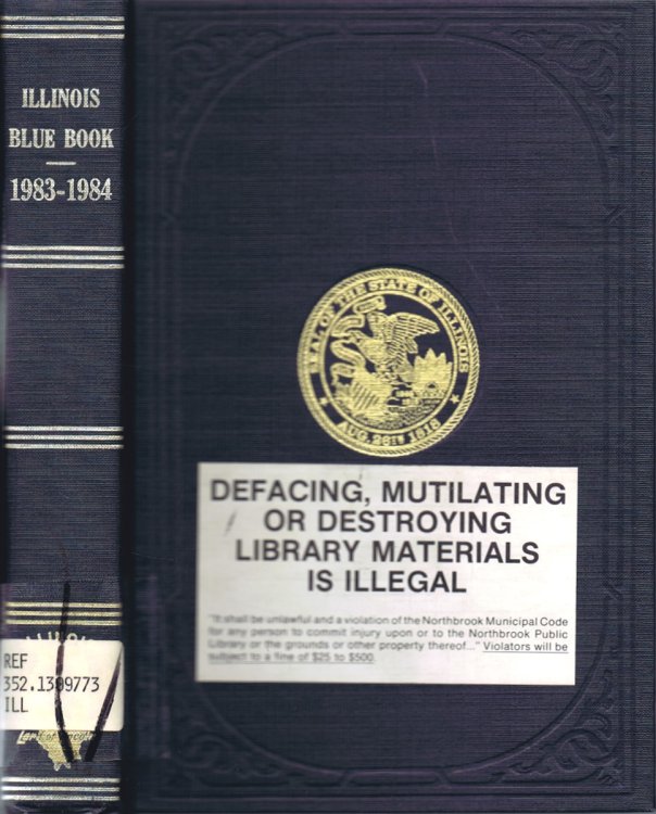 Illinois Blue Book 1983-1984
