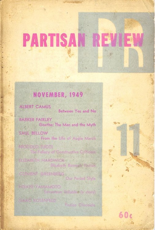 Partisan Review (November, 1949; Vol. 16, No. 11)