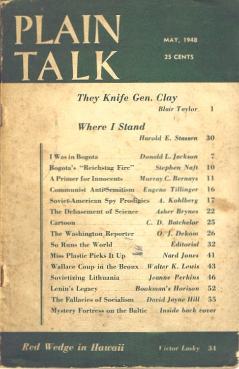 Plain Talk (May, 1948, Vol. 2, No. 8)