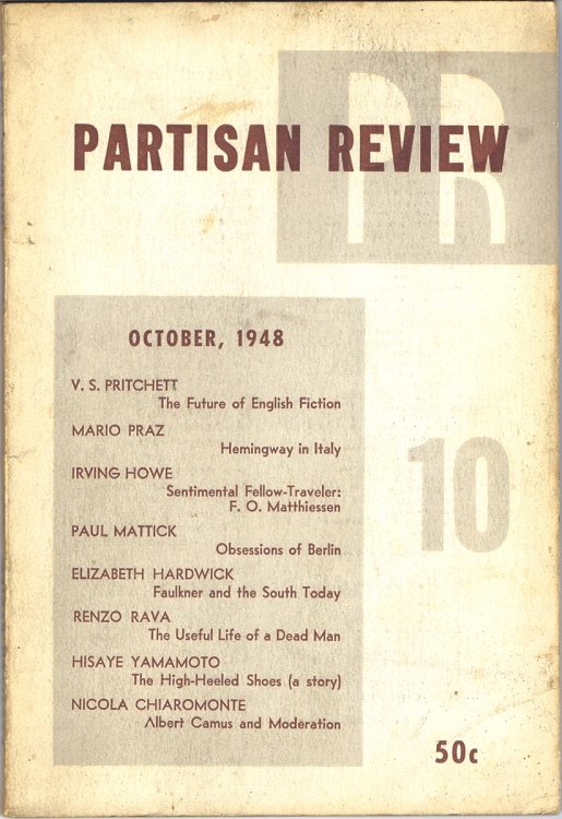 Partisan Review (October, 1948; Vol. 15, No. 8)