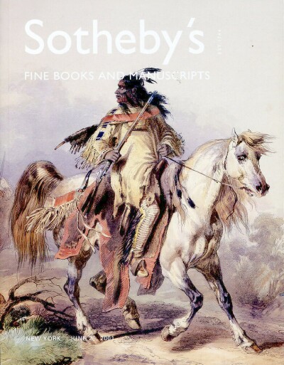 Fine Books and Manuscripts (26 Jun 2001)