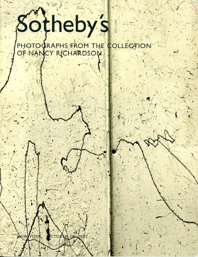 PHOTOGRAPHS FROM THE COLLECTION OF NANCY RICHARDSON (New York, October 16, 2007)