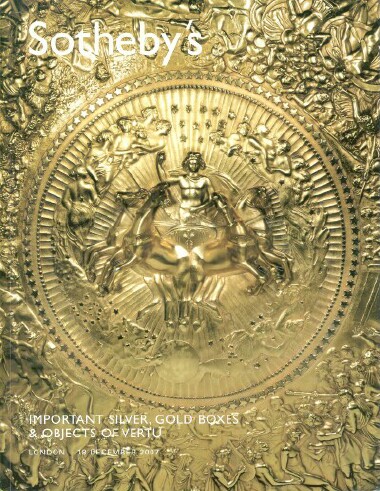 Important Silver, Gold Boxes, and Objects of Vertu (London, December 18, 2007)