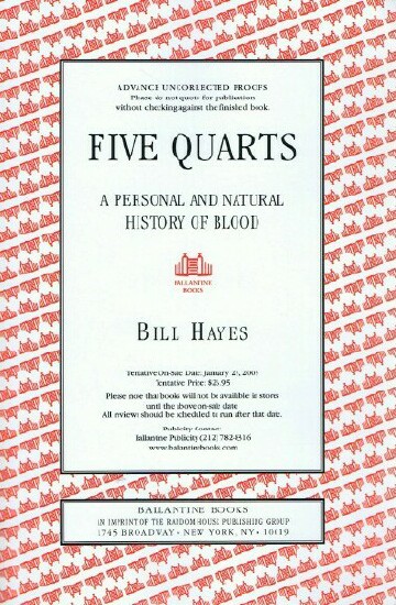 Five Quarts: A Personal And Natural History Of Blood