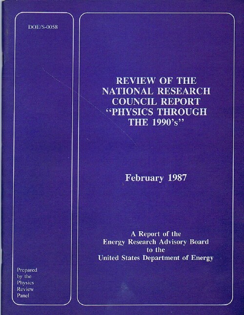 Review of the National Research Council Report 