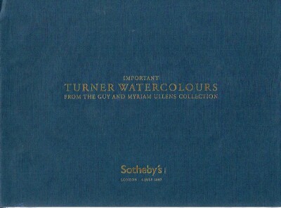 Important Turner Watercolors from the Guy and Myriam Ullens Collection (4 Jul 2007)