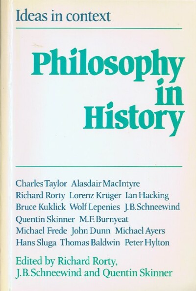 Philosophy in History: Essays on the Historiography of Philosophy