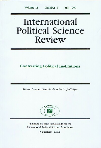 International Political Science Review (Vol. 18, No. 5, July 1997)