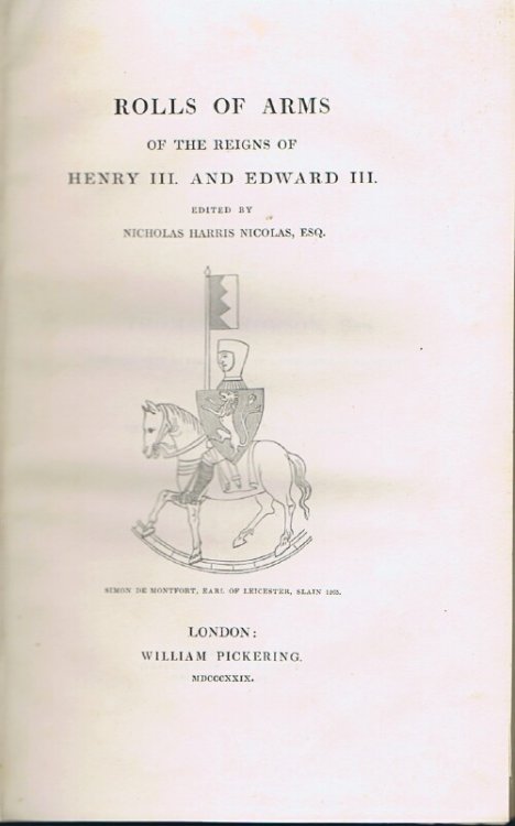 Roll of Arms of the Reigns of Henry III. and Edward III.