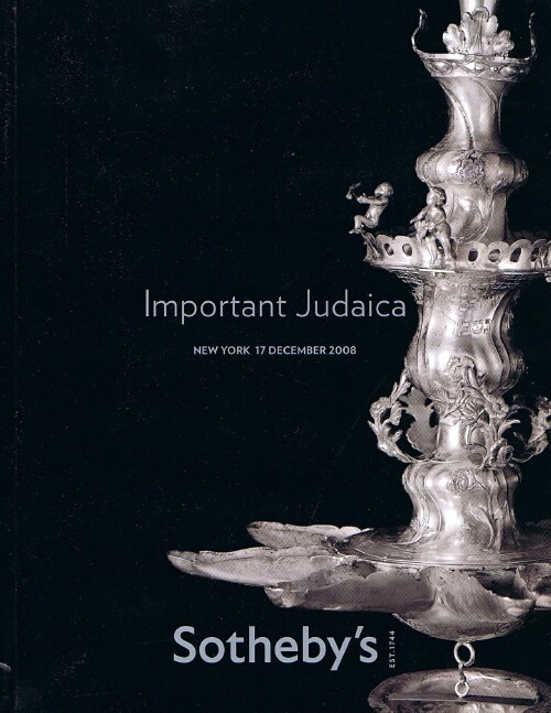 Important Judaica (NY, Dec 17, 2008)