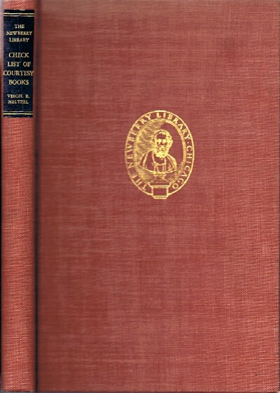 A Check List of Courtesy Books in the Newberry Library