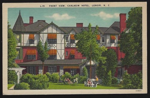 FRONT VIEW, CARLHEIM HOTEL, LENOIR, NORTH CAROLINA