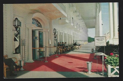 GRAND HOTEL PORCH, MACKINAC ISLAND, MICHIGAN