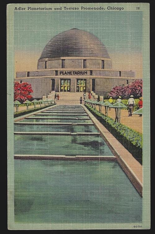 ADLER PLANETARIUM AND TERRAZO PROMENADE, CHICAGO, ILLINOIS