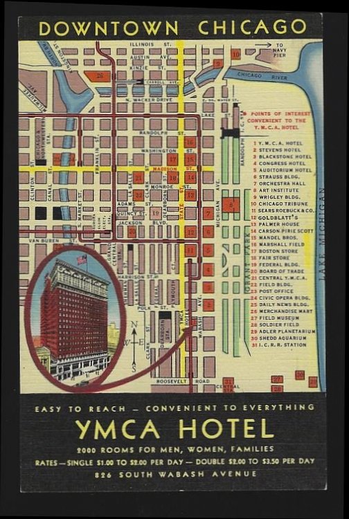 YMCA HOTEL DOWNTOWN CHICAGO, CHICAGO, ILLINOIS
