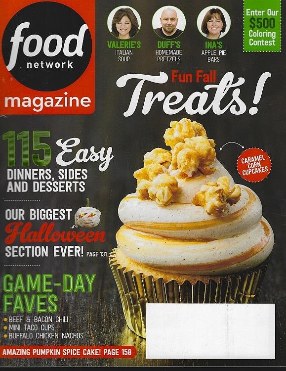 FOOD NETWORK MAGAZINE OCTOBER 2017