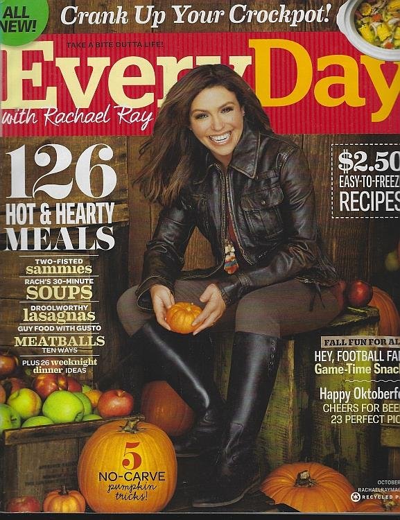 EVERYDAY WITH RACHAEL RAY MAGAZINE OCTOBER 2011